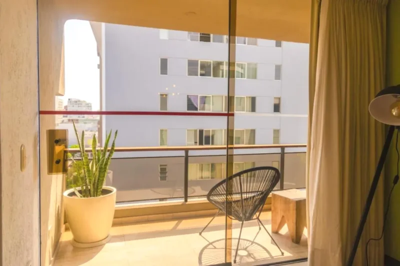 Balcón romántico con vistas Miraflores Apartments Lima