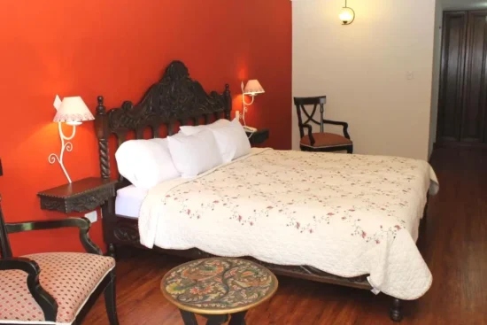 Cama de la Suite Hotel Boutique Villa Elisa Arequipa