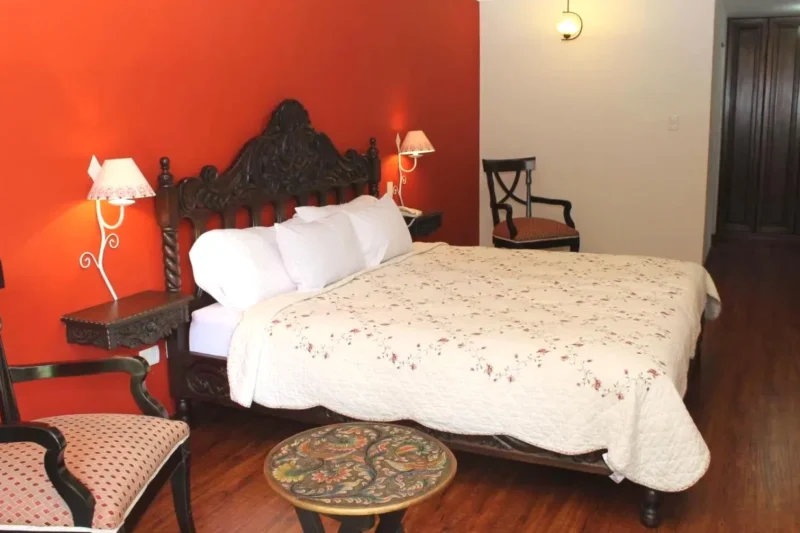 Cama de la Suite Hotel Boutique Villa Elisa Arequipa