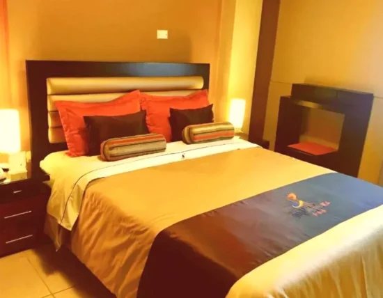 Cama de la suite junior Gran Hotel Ica
