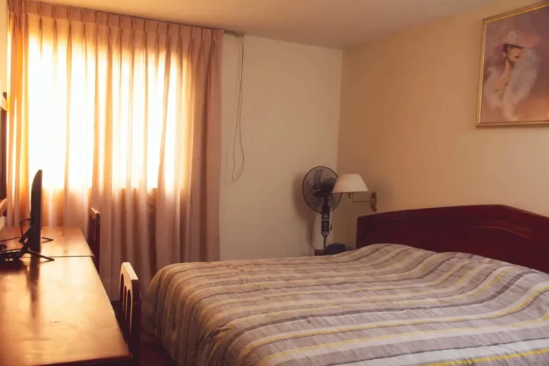 Cama de la Suite Presidencial Hotel Internacional Lima