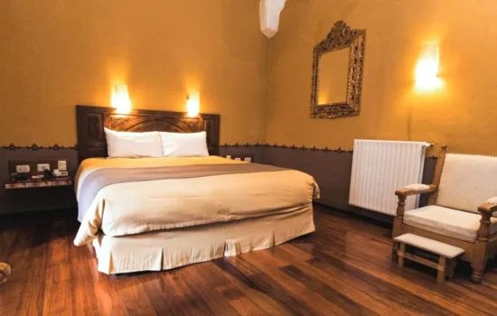 Cama de la Suite Tambo del Arriero Hotel Boutique Cusco