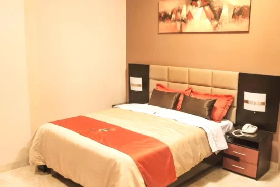 Cama grande de la suite Gran Hotel Ica