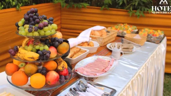 Desayuno buffet Hotel Mediterraneo Arequipa
