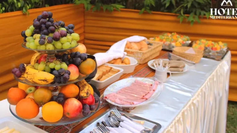 Desayuno buffet Hotel Mediterraneo Arequipa