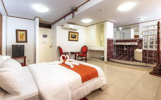 Habitación con tina de spa Recreo Hotel Trujillo