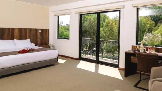 Habitación romántica con vistas Hotel Villa del Carmen Arequipa