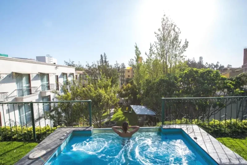 Increíble piscina al aire libre con vistas Hotel Boutique Villa Elisa Arequipa