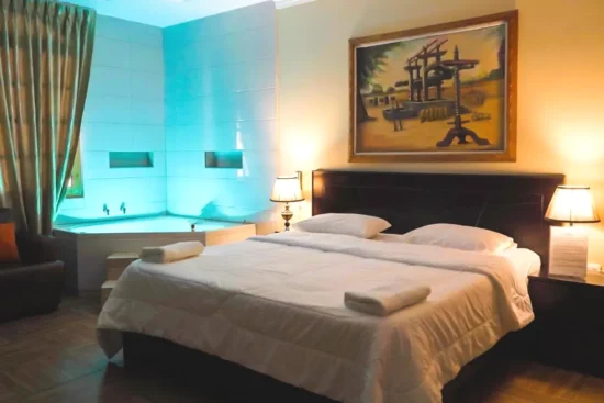 Macacona Hacienda Hotel Ica con Jacuzzi romántico en la Habitación