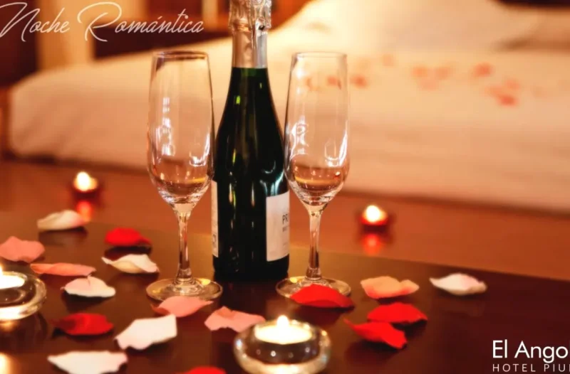 Noche romántica con champagne Hotel El Angolo Piura