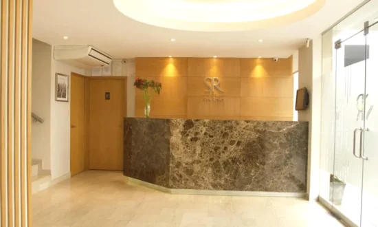 Recepción del Hotel San Remo Lince Lima