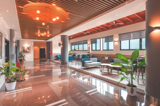 Sala de estar del Lyz Business Hotel Piura