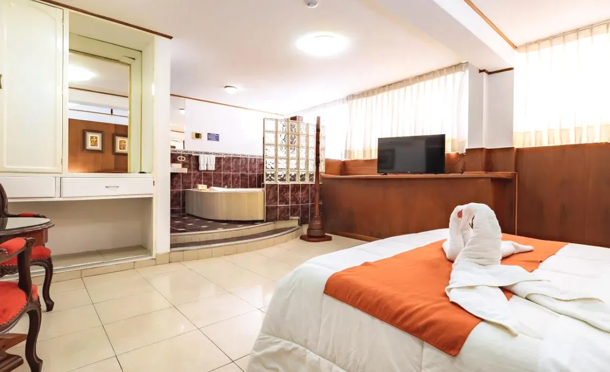 Recreo Hotel Trujillo con hidromasaje en la habitación